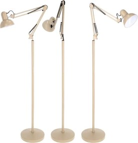 Brilagi - Lampă de podea flexibilă TASKER 1xE27/60W/230V 184 cm bej