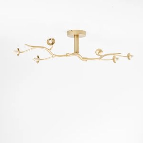 Lustră LED aplicată Brilagi MISTEL 6xG9/3W/230V auriu/alb