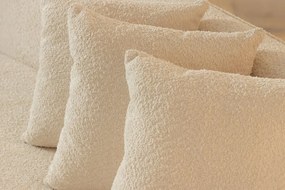 Canapea semicirculara XXL, Tesatura Boucle, Bej, ATELIER L 330cm, A-46548 VC