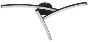Plafoniera LED design modern Jules negru