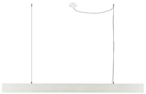 Lustra LED moderna design minimalist LINNEA 140cm alba