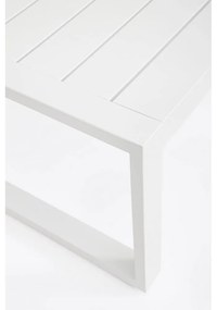 Set mobilier de grădină alb din aluminiu pentru 4 persoane Kallen – Bizzotto