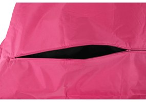 Fotoliu tip sac, material textil roz, GETAF