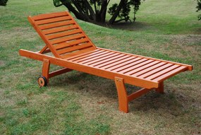 Șezlong de grădină ,din lemn LUISA
