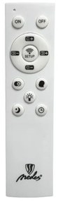 Lustră LED dimabilă aplicată LED/72W/230V 3000-6500K negru + telecomandă