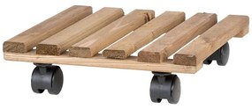 Bază mobilă pentru ghiveci din lemn (înălțime 8 cm) Indoor &amp; Outdoor – Esschert Design