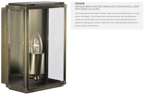 Aplica de perete exterior stil clasic IP44 Box 8204AB SRT