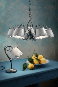 Candelabru 5 clasic realizat manual din ceramica RAVENNA