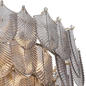 Candelabru elegant design LUX Verbier S, sticla fumurie 113899 HZ