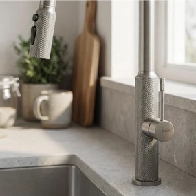 Baterie de bucatarie Rea Master crom periat