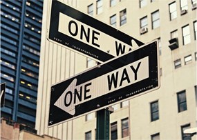 Tablou - New York ONE WAY (70x50 cm)