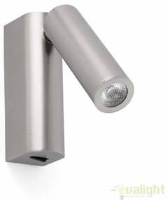 Aplica de perete LED design modern minimalist ROB nickel 68499