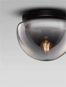 Plafoniera LED design decorativ EBONY Smokey Gray, NVL-9236502