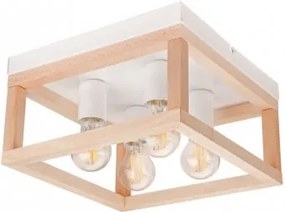 Plafoniera rustica 4 becuri E27 Villy 46020 Lamkur
