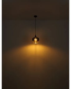 Lustră pe cablu MAXY 1xE27/60W/230V negru Globo 15548H1