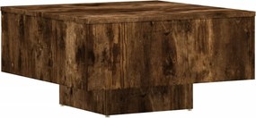 vidaXL Măsuță de cafea, stejar fumuriu, 60x60x31,5 cm, lemn prelucrat