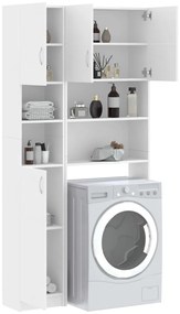 Set dulap masina de spalat, alb, lemn prelucrat