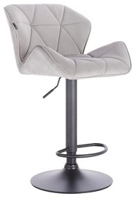 HR111W Scaun Catifea Verde Velur cu Bază Neagra