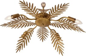 Plafoniera vintage aurie 70 cm 5 lumini - Botanica