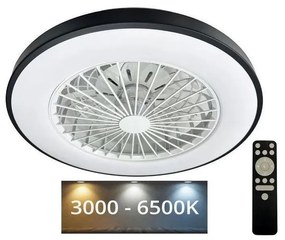 Plafonieră LED cu ventilator OPAL LED/48W/230V + telecomandă