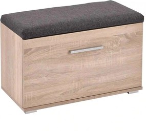 Pantofar LIMA ST2, gri/stejar sonoma, PAL laminat, 70x32x45 cm
