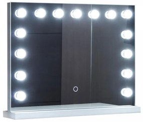 Oglindă LED de baie Aquamarin Hollywood 58 x 43 cm