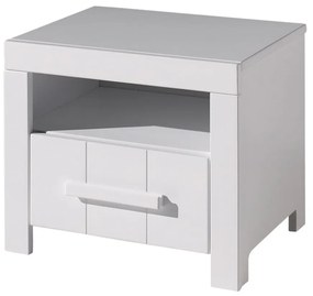 Noptieră pentru copii Vipack Erik, alb