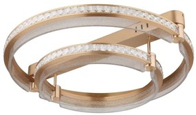 Lustra LED aplicata design circular cu telecomanda BLONDIE D-60cm