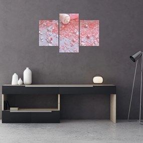 Tablou - Atmosfera de litoral în nuanțe roz (90x60 cm)