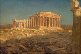 Tablou - Frederic Edwin Church, The Parthenon, reproducere (90x60 cm)