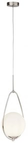 Lustra / Pendul design modern Avalon silver / opal 9171-1SS SRT