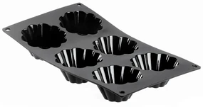 Formă din silicon De Buyer 1964.01 Moul'flex Brioche, 6 buc