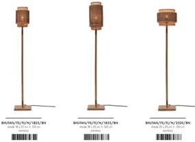 Lampadar eco din bambus Bhutan S nat/25x20 bl/nat