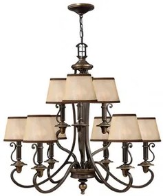 Candelabru clasic PLYMOUTH 9 becuri E14 Elstead HK/PLYMOUTH9