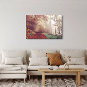 Tablou - Plimbarea de toamnă prin pădure (90x60 cm)