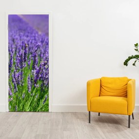 Fototapet pentru ușă - Lavandă (95x205cm)