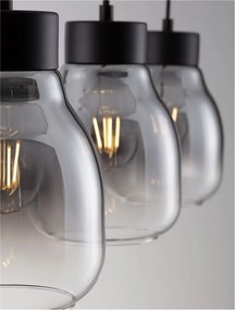 Lustra cu 3 pendule design modern Blaku