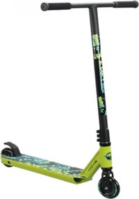 Trotineta Freestyle NOVOKIDS™ Iguana Special edition, maxim 100 kg, Frana picior, Cadru si roti aluminiu, Diametru roata 100 mm, Verde