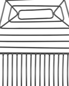 Set 2 buc scaun tip bar Bethel (negru). 1078099