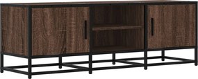 vidaXL Dulap TV, stejar maro, 120x35x41 cm, lemn prelucrat și metal