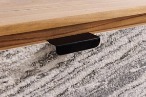 Comoda suspendata din lemn de salcam si furnir de piatra ORGANIC 160cm