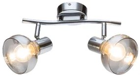 Aplica/Plafoniera moderna 2 becuri E14 ADDY 955ADDY2/CH ELMARK