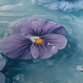 Tablou - Violete în apă (120x50 cm)