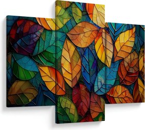 Tablou - Mozaic din frunze (90x60 cm)