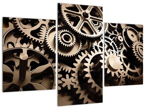 Tablou - Piese de ceas (90x60 cm)