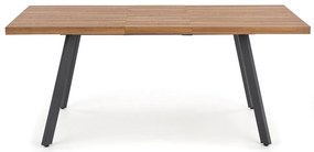 Masa de bucaterie Berlin 160 cm, miere de nuc / negru