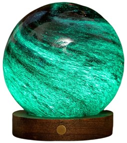 Decorațiune luminoasă maro închis/în culoare naturală închisă cu USB ø 12 cm Stellar Ocean – Gingko