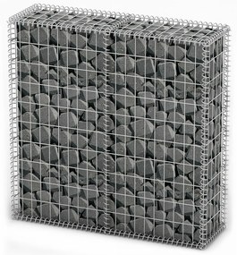 Gabion cu capace din sarma galvanizata 100 x 100 x 30 cm