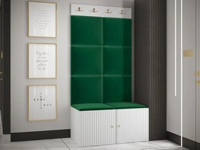 Mobilier hol Tewarota Slim IV (Alb + Verde) . 1104838