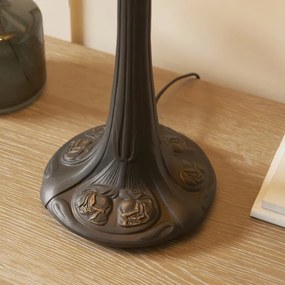 Endon 112185 - Lampă de masă Tiffany HECTOR 1xE27/10W/230V Ø 40 cm
